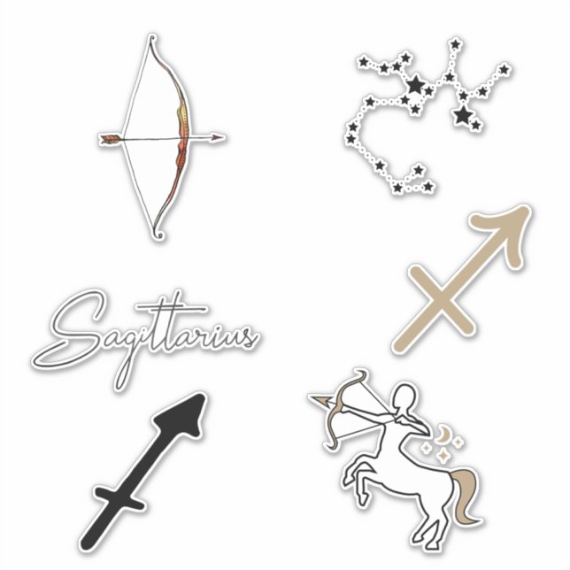 Sagittarius the Archer astrology zodiac birthday  (Front)