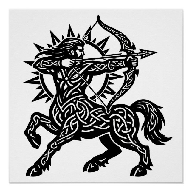 Sagittarius — The Archer by BurnsInHell Poster (Front)