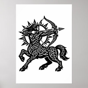 Sagittarius — The Archer by BurnsInHell Poster