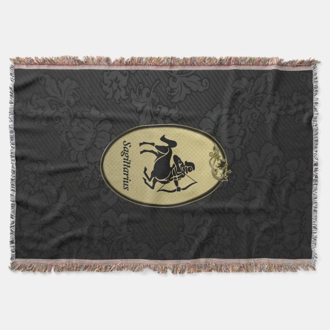 Sagittarius Throw Blanket (Front)