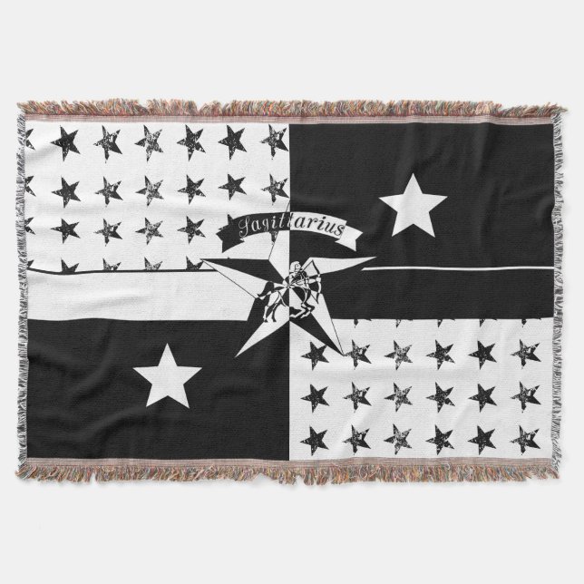 Sagittarius Throw Blanket (Front)