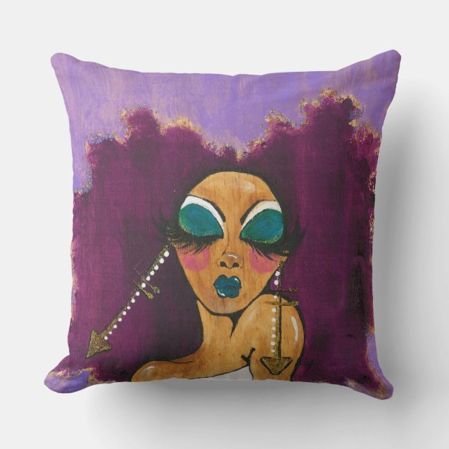 SAGITTARIUS Throw Pillow 20" x 20" (Front)
