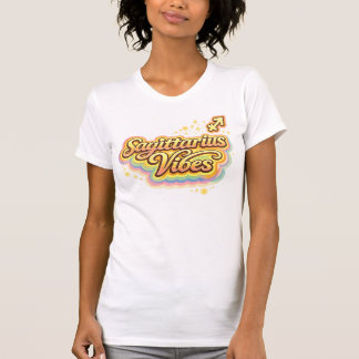 Sagittarius Vibes Retro Zodiac T-Shirt | Astrology