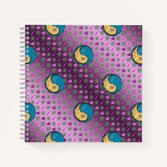 Sagittarius & Water Rabbit Notebook (Front)