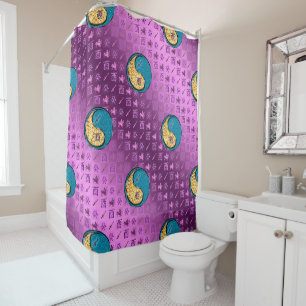 Sagittarius & Water Rooster Shower Curtain