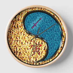 Sagittarius & Water Tiger Clock