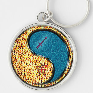 Sagittarius & Water Tiger Key Ring