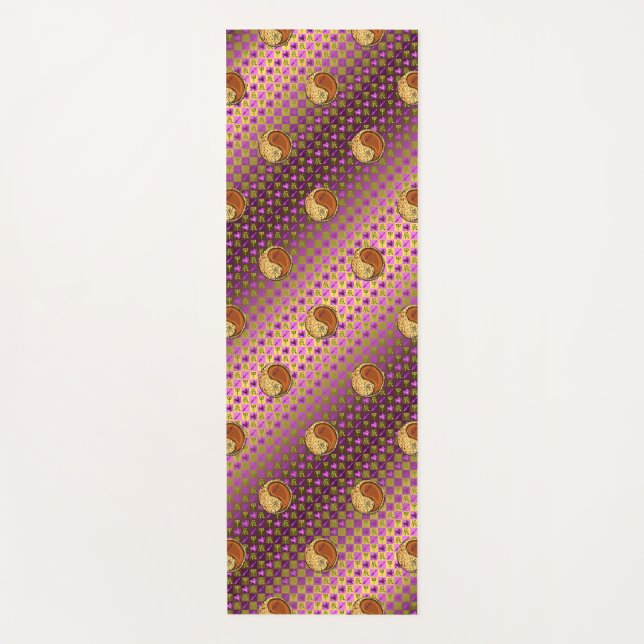 Sagittarius & Wood Dragon Yoga Mat (Front)