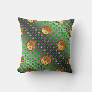 Sagittarius & Wood Goat Cushion