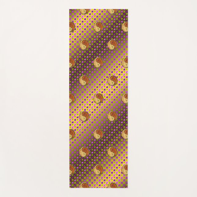 Sagittarius & Wood Monkey Yoga Mat (Front)