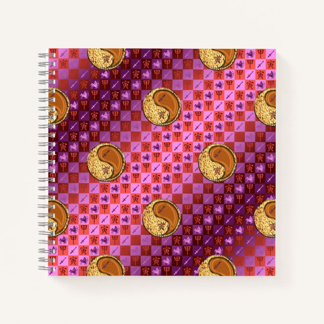 Sagittarius & Wood Tiger Notebook (Front)