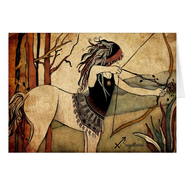Sagittarius Zodiac (Front Horizontal)