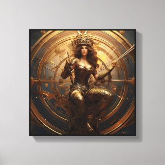 Sagittarius Zodiac Art Canvas Print