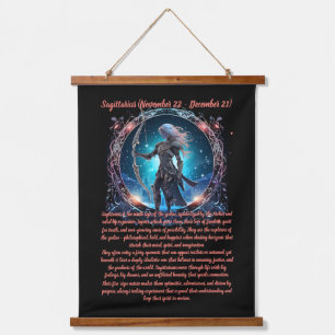 Sagittarius Zodiac Art Hanging Tapestry
