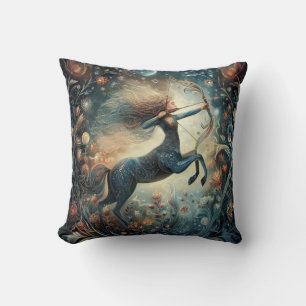 Sagittarius Zodiac Astrology Mystical Birthday Cushion