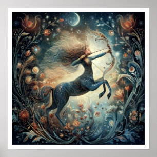 Sagittarius Zodiac Birth Sign Astrology Celestial