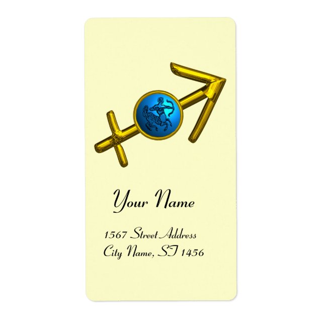 SAGITTARIUS ZODIAC BIRTHDAY Blue Turquoise (Front)