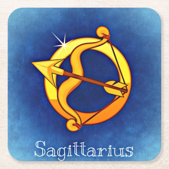 sagittarius zodiac coasters (Front)