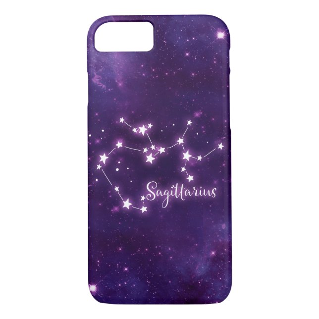 Sagittarius Zodiac Constellation Phone Case (Back)
