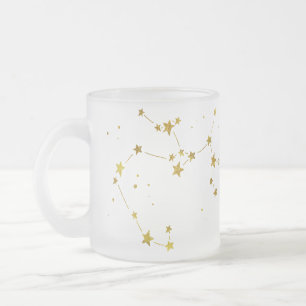 Sagittarius Zodiac Frosted Beer Mug