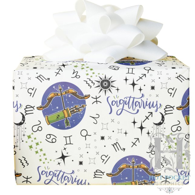 Sagittarius Zodiac Gift Wrapping Paper (Creator Uploaded)