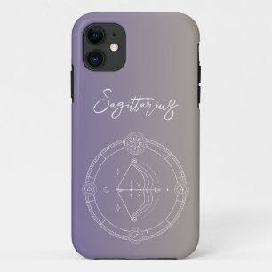 Sagittarius zodiac horoscope star sign gradient Case-Mate iPhone case