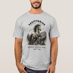 Sagittarius Zodiac Horse Men's T-Shirt