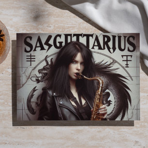 Sagittarius Zodiac Musician Saxophone Decoupage Tissue Paper