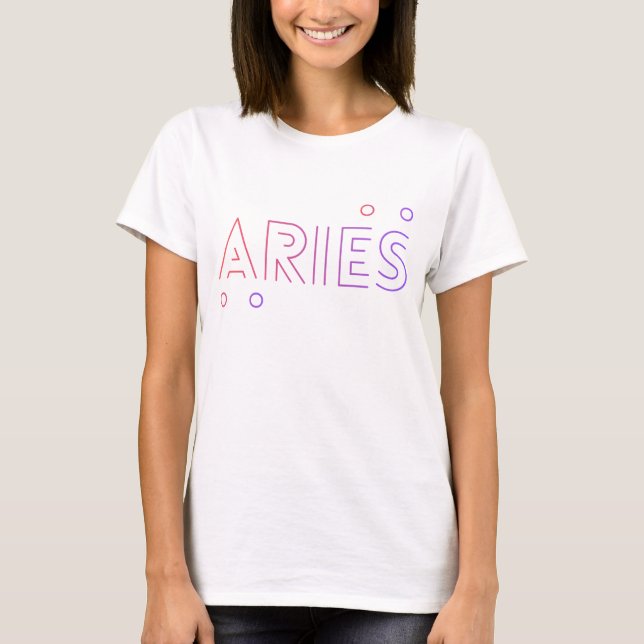 Sagittarius Zodiac Name T-Shirt (Front)