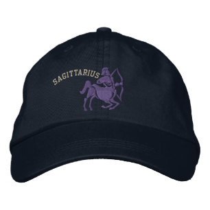 Sagittarius Zodiac Sign Embroidery Nov 22 - Dec 21 Embroidered Hat