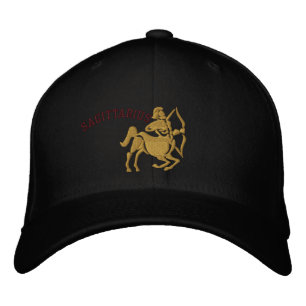 Sagittarius Zodiac Sign Embroidery Nov 22 - Dec 21 Embroidered Hat