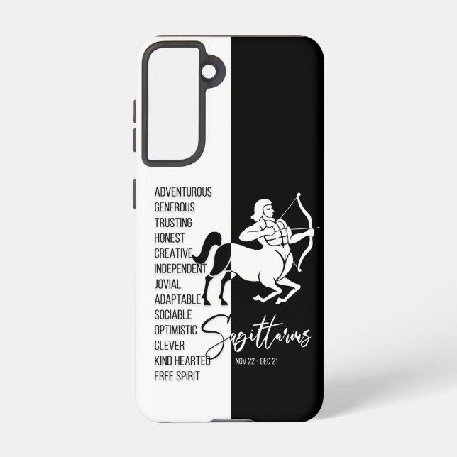 Sagittarius Zodiac Sign Samsung Galaxy S21 Case (Back)