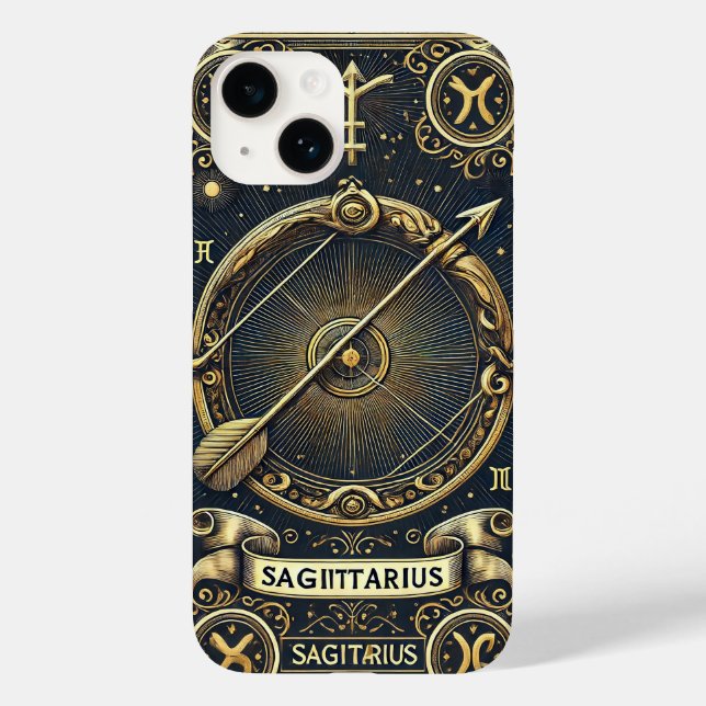 Sagittarius Zodiac Symbol Case-Mate iPhone Case (Back)