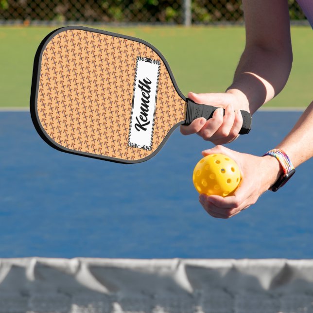 Sagittarius Zodiac Symbol Element by K Yoncich Pickleball Paddle (Insitu)