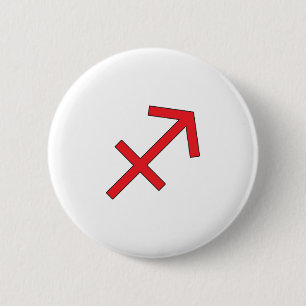 Sagittarius, Zodiac symbol, horoscope 6 Cm Round Badge
