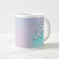Sagittarius Zodiac Symbol Mother of Pearl Style