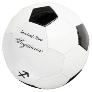 Sagittarius Zodiac Symbol Standard by K Yoncich Soccer Ball