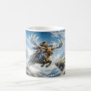 Sagittarius Zodiac with Warrior Riding a Majestic Coffee Mug