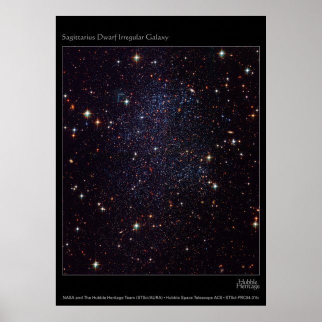 SagittariusDwarfIrregularGalaxy-20 Poster (Front)