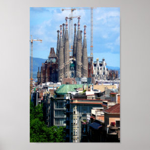 Sagrada Familia Barcelona Catalonia Spain Poster