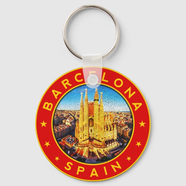 Sagrada Familia Barcelona  Key Ring (Front)