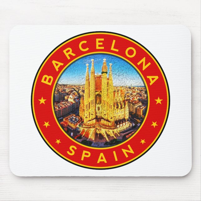 Sagrada Familia Barcelona  Mouse Pad (Front)