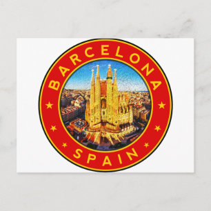 Sagrada Familia Barcelona  Postcard