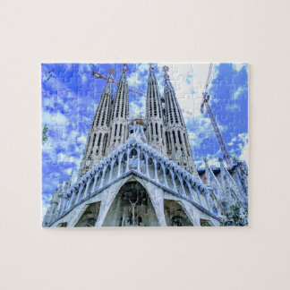 Sagrada Familia Barcelona Spain Basilica Landmark Jigsaw Puzzle