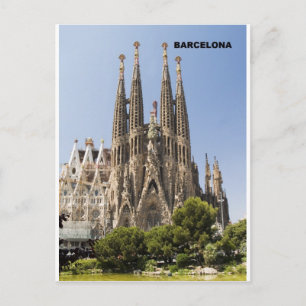 Sagrada Familia Barcelona Spain Postcard