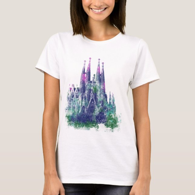 Sagrada Familia Barcelona T-Shirt (Front)