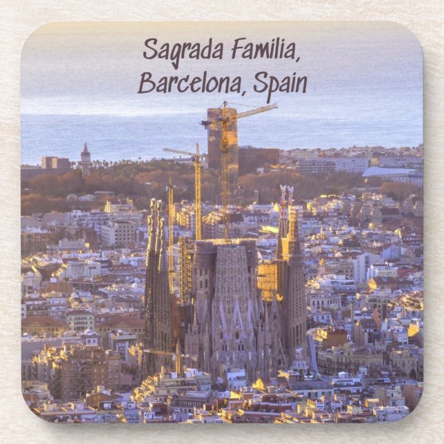 Sagrada Familia Catholic Church, Barcelona, Spain Coaster (Front)