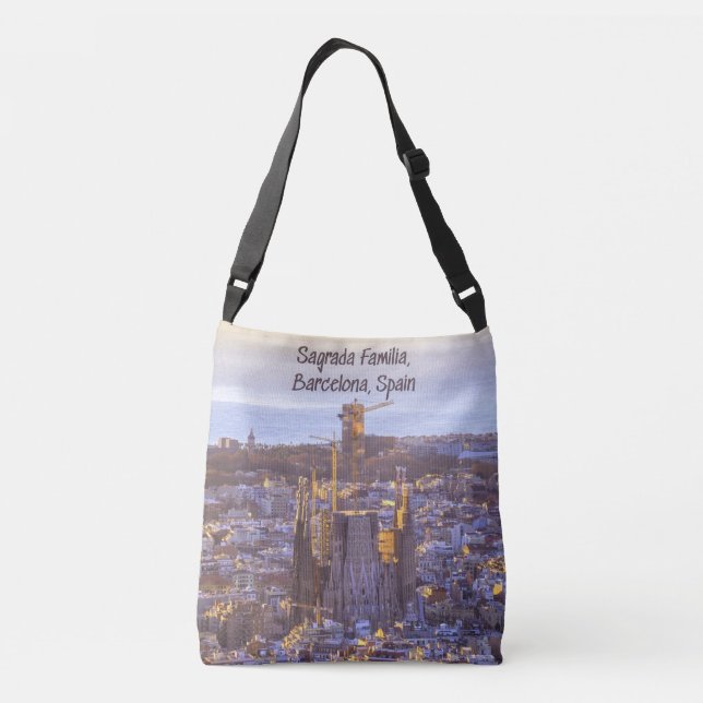 Sagrada Familia Catholic Church, Barcelona, Spain Crossbody Bag (Back)