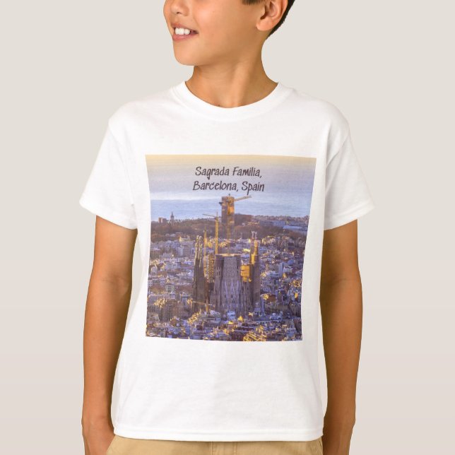 Sagrada Familia Catholic Church, Barcelona, Spain T-Shirt (Front)