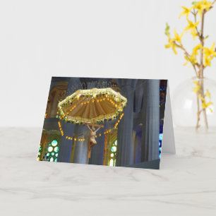 Sagrada Familia Crucifix, Barcelona, Spain - Card